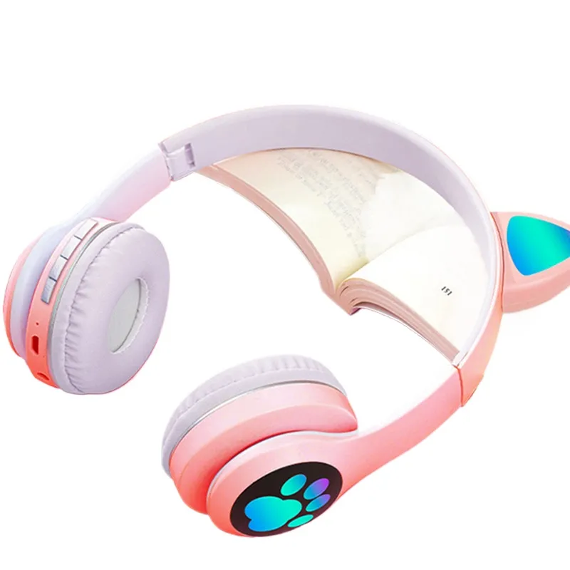 Cat Ear Bluetooth Headset Led - Cat Ear draadloze hoofdtelefoon Bluetooth 5.4