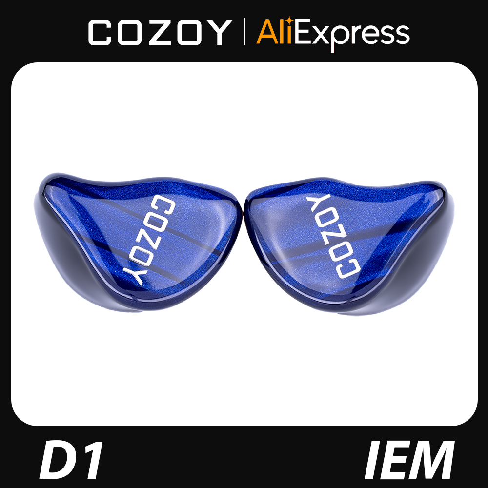 Planar Magnetic Iem Earphones - COZOY D1 IEM HIFI 10mm Grafeen