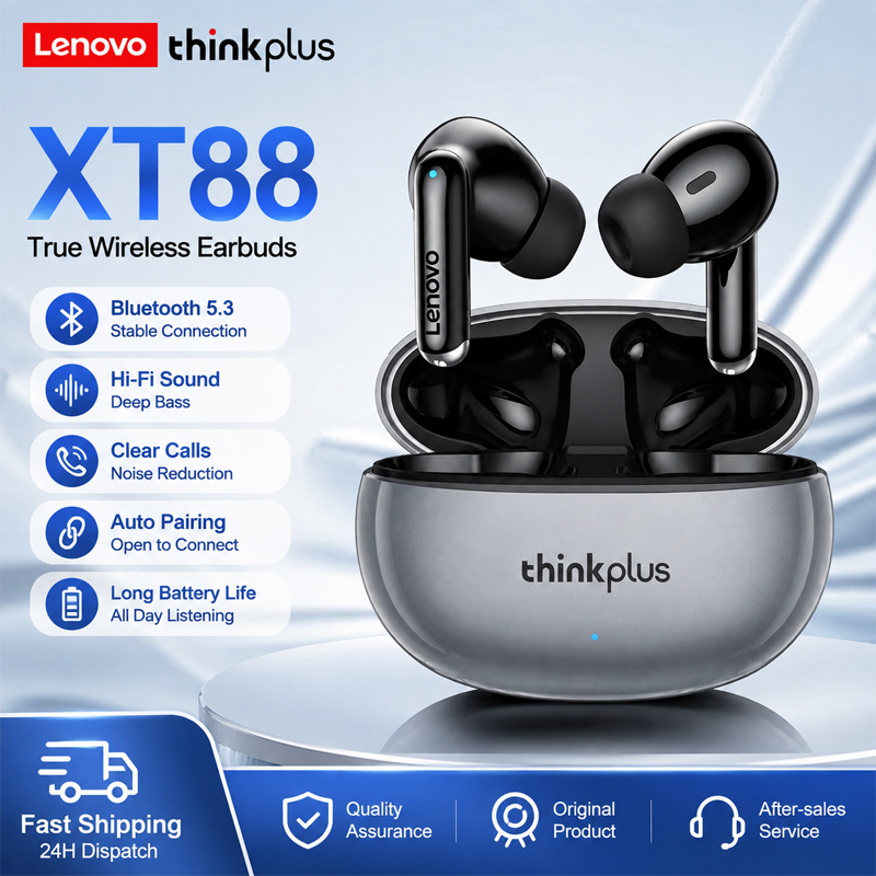 Lenovo XT88 draadloze Bluetoot - Anc Wireless Over Ear Headphones recensie en prijs